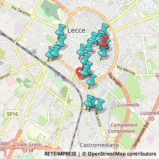 Mappa Via Veneto, 73100 Lecce LE, Italia (0.853)