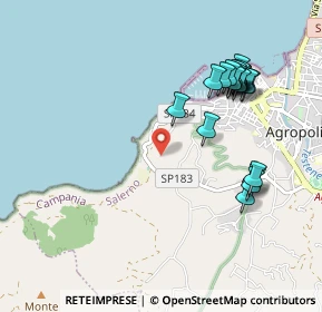 Mappa Accesso Azienda agricola F.Cavaliere, 84043 Agropoli SA, Italia (1.125)