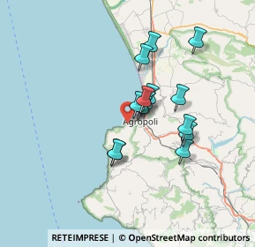 Mappa Accesso Azienda agricola F.Cavaliere, 84043 Agropoli SA, Italia (5.77643)