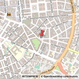 Mappa Piazzetta Girolamo Congedo, 23, 73100 Lecce, Lecce (Puglia)