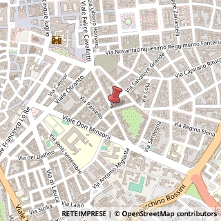 Mappa Via Giovanni Antonio Orsini De Balzo,  48, 73100 Lecce, Lecce (Puglia)