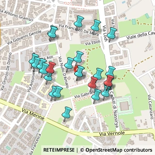 Mappa Via Clementina Carrelli, 73100 Lecce LE, Italia (0.2408)