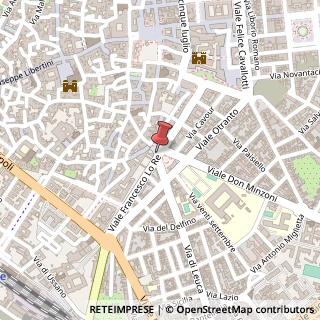 Mappa Viale lo re francesco 54, 73100 Lecce, Lecce (Puglia)