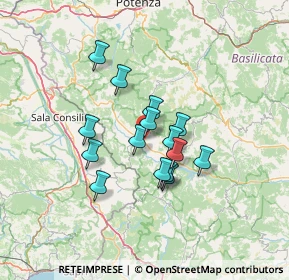 Mappa Via Antonio Gramsci, 85050 Marsicovetere PZ, Italia (10.922)
