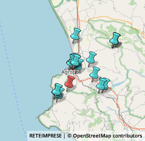 Mappa Via Angrisani, 84043 Agropoli SA, Italia (5.37278)