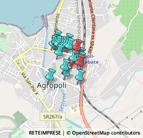 Mappa Via Angrisani, 84043 Agropoli SA, Italia (0.2585)