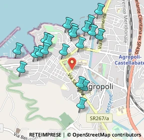 Mappa Via Cristoforo Colombo, 83043 Agropoli SA, Italia (0.521)