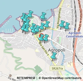 Mappa Via Cristoforo Colombo, 83043 Agropoli SA, Italia (0.437)