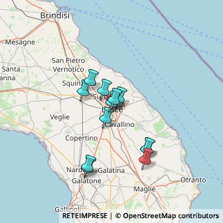 Mappa Via Russi Carlo, 73100 Lecce LE, Italia (12.09167)