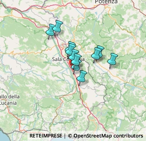 Mappa Contrada Capodilupo, 84034 Padula SA, Italia (9.01727)