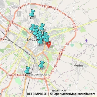 Mappa Via Corrado Giaquinto, 73100 Lecce LE, Italia (1.65)
