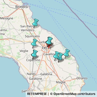 Mappa Via Corrado Giaquinto, 73100 Lecce LE, Italia (10.72)