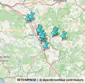 Mappa Contrada Tre Cantoni, 84034 Padula SA, Italia (9.03818)