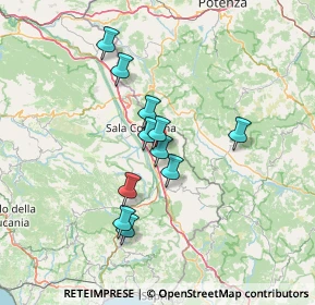 Mappa Contrada Tre Cantoni, 84034 Padula SA, Italia (12.07455)