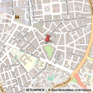 Mappa Via Ferrante Caracciolo,  11, 73100 Lecce, Lecce (Puglia)
