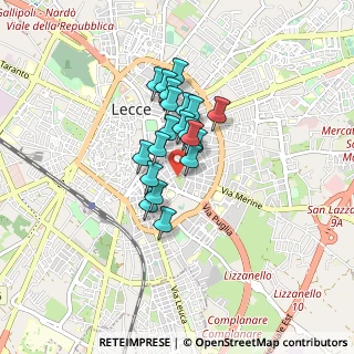 Mappa Via Ferrante Caracciolo, 73100 Lecce LE, Italia (0.609)