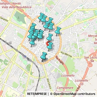 Mappa Via Ferrante Caracciolo, 73100 Lecce LE, Italia (0.8)