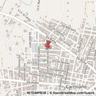 Mappa Via Saraceni, 55, 73041 Carmiano, Lecce (Puglia)