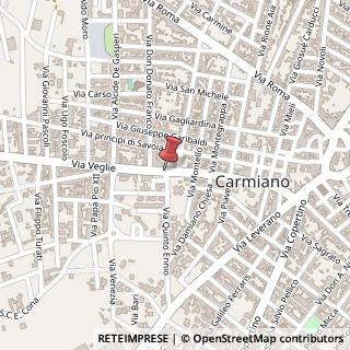 Mappa Via Veglie,  7, 73041 Carmiano, Lecce (Puglia)