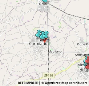 Mappa Via Lecce, 73041 Carmiano LE, Italia (3.2325)