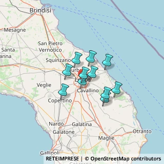 Mappa SP 362, 73100 Lecce LE, Italia (9.04091)