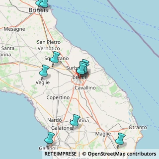 Mappa SP 362, 73100 Lecce LE, Italia (18.84182)