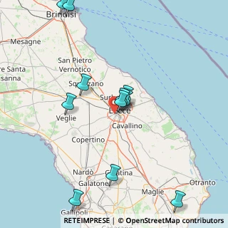 Mappa Via Franco Casavola, 73100 Lecce LE, Italia (18.76545)