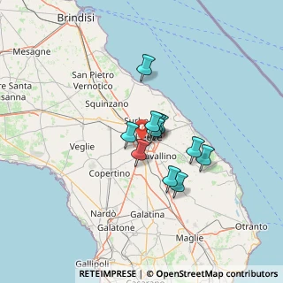 Mappa Via Franco Casavola, 73100 Lecce LE, Italia (9.36182)