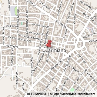 Mappa Via Veglie, 153, 73041 Carmiano, Lecce (Puglia)