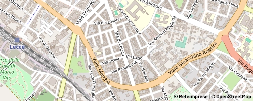 Mappa Lecce