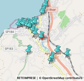 Mappa Via Frasso Telesino, 84043 Agropoli SA, Italia (1.029)