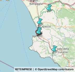 Mappa Via Frasso Telesino, 84043 Agropoli SA, Italia (21.42286)