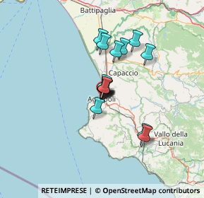 Mappa Via Frasso Telesino, 84043 Agropoli SA, Italia (9.53933)