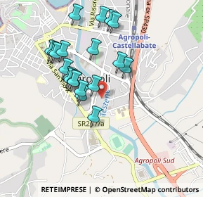 Mappa Via Frasso Telesino, 84043 Agropoli SA, Italia (0.4585)