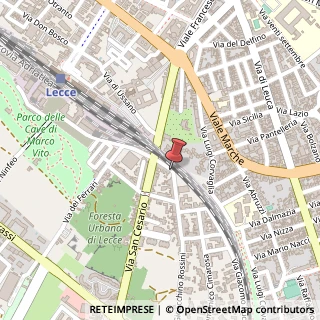 Mappa Via rossini gioacchino 69, 73020 Lecce, Lecce (Puglia)