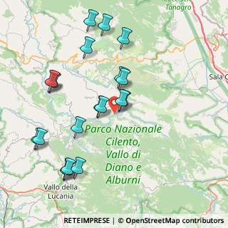 Mappa Piazza Canonico Iannuzi, 84070 Valle dell'Angelo SA, Italia (9.2845)