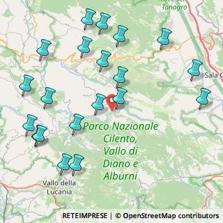 Mappa Piazza Mazzei, 84070 Valle dell'Angelo SA, Italia (11.0915)