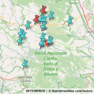 Mappa Piazza Canonico Iannuzi, 84070 Valle dell'Angelo SA, Italia (8.3005)