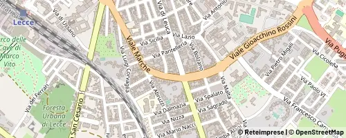 Mappa Lecce