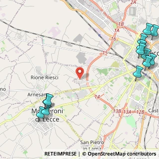 Mappa Via Francesco Pinto, 73100 Lecce LE, Italia (3.67077)