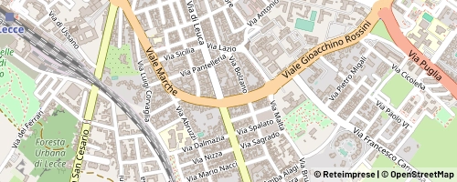 Mappa Lecce
