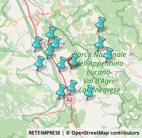 Mappa Via Mazzini, 84034 Padula SA, Italia (6.90615)