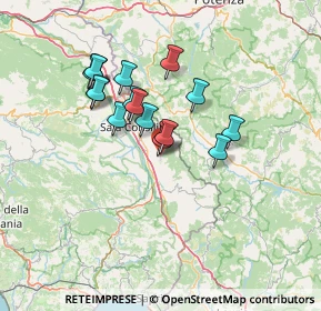 Mappa Via Mazzini, 84034 Padula SA, Italia (12.3925)