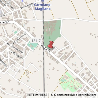 Mappa Via Lecce, 101, 73041 Carmiano, Lecce (Puglia)