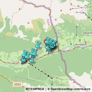 Mappa Via San Silvestro, 39038 San Candido BZ, Italia (1.3705)