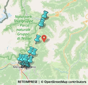 Mappa Obertall, 39017 Scena BZ, Italia (9.02667)