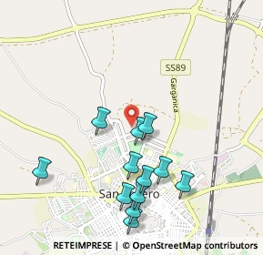 Mappa Via Vincenzo Nigri, 71016 San Severo FG, Italia (1.08333)