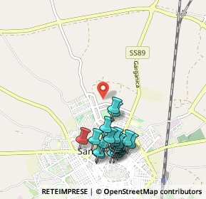 Mappa Via Vincenzo Nigri, 71016 San Severo FG, Italia (1.0815)