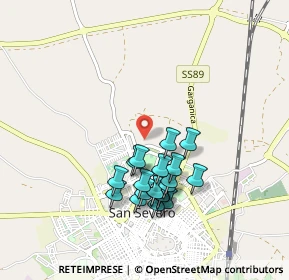 Mappa Via Vincenzo Nigri, 71016 San Severo FG, Italia (0.877)
