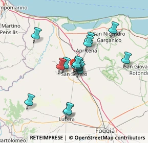 Mappa Via Vincenzo Nigri, 71016 San Severo FG, Italia (11.88267)